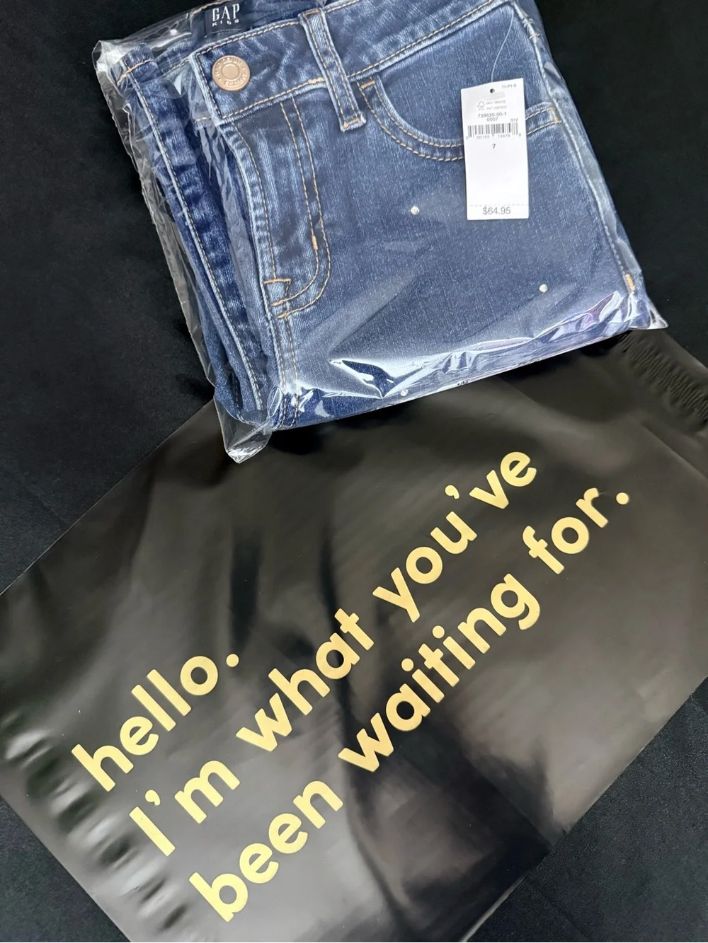 GAP Dark Navy Rhinestone Flared Jeans